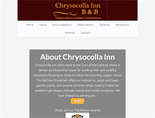 Tablet Screenshot of chrysocollainn.com